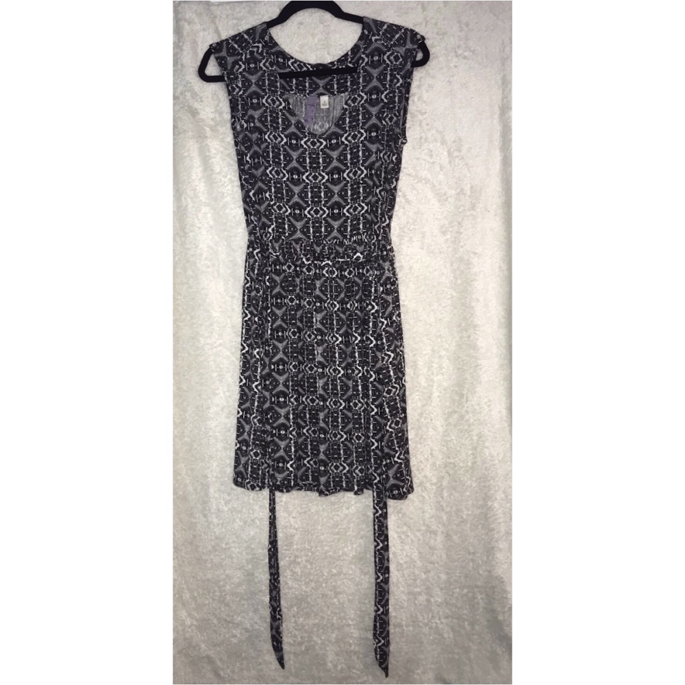 Black and white dress